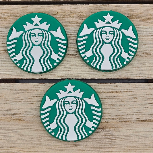 Silicone Focal Beads: Starbucks