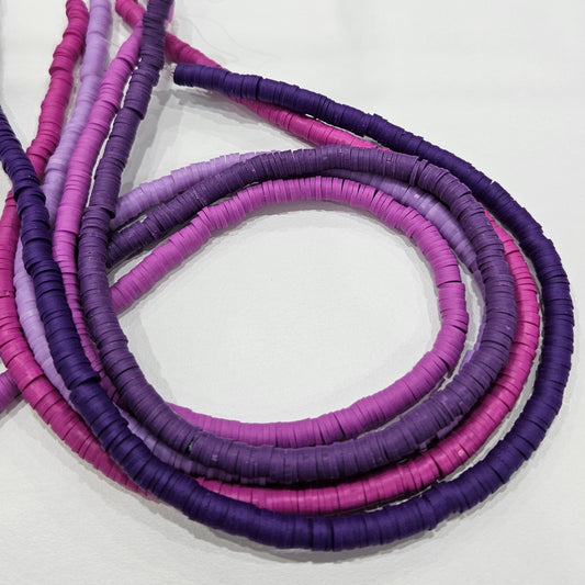 Heishi Beads Packs: Purples