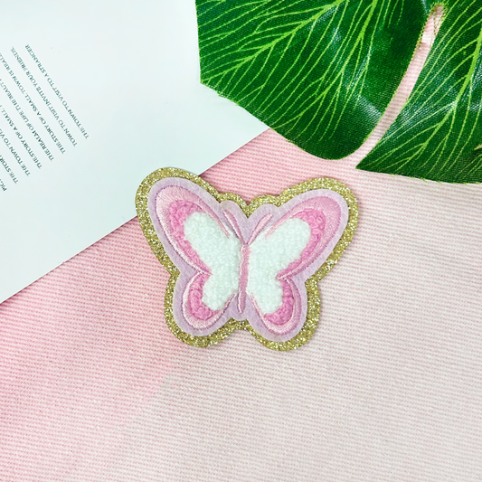 Chenille Iron On Patch: Butterfly