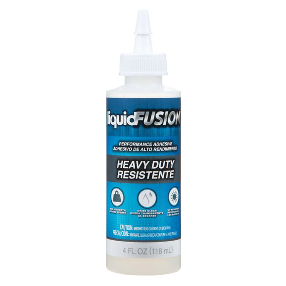 Liquid Fusion Waterproof Clear Urethane Glue, 4oz (Non-Toxic & Fast Drying)