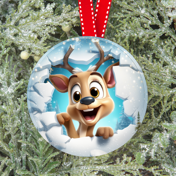 Sublimation Transfer Print - Ready to Press - Sublimation Ornaments - Deer - S100008