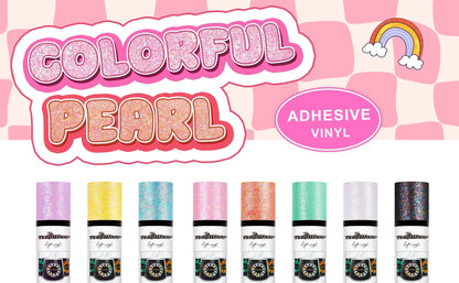 Colourful Pearl Adhesive: Yellow