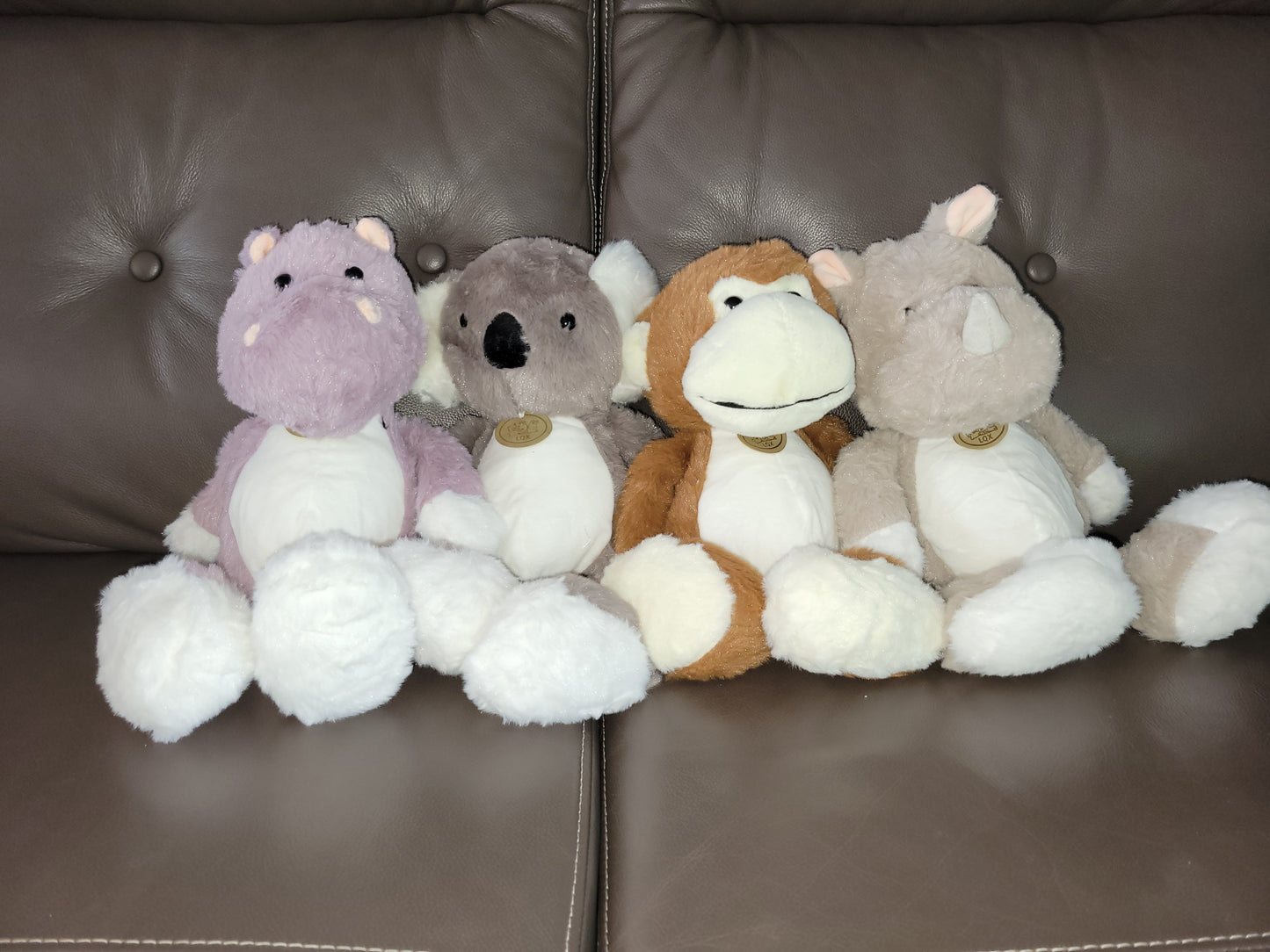 Plush Toy Animal Family (8 Animals) for HTV or Sublimation