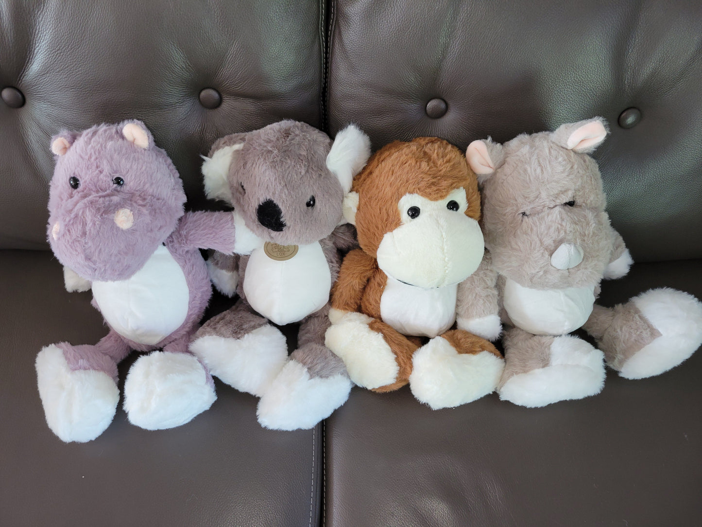 Plush Toy Animal Family (8 Animals) for HTV or Sublimation