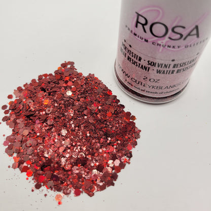 Rosa - Premium Chunky Glitter