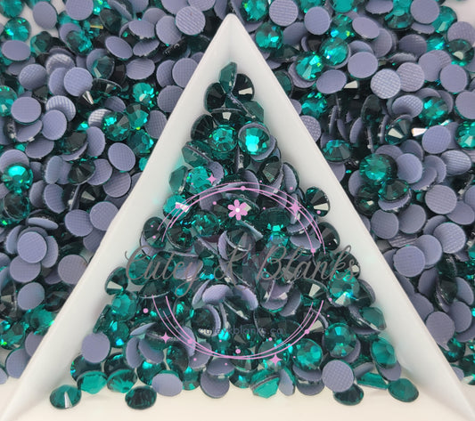 Blue Zircon Glass Hotfix Rhinestones | Shirt rhinestones | Bling 3MM-SS12 | 4MM-SS16 |5MM-SS20 | Apparel Stones