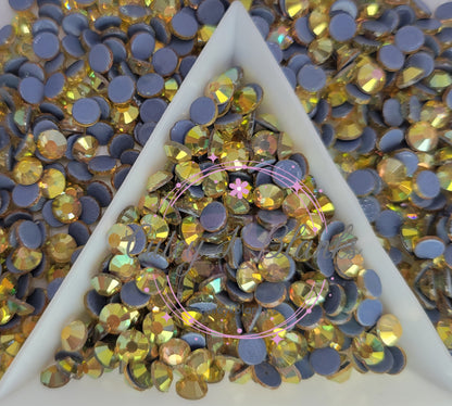 Sunshine Glass Hotfix Rhinestones | Shirt rhinestones | Bling 3MM-SS12 | 4MM-SS16 |5MM-SS20 | Apparel Stones