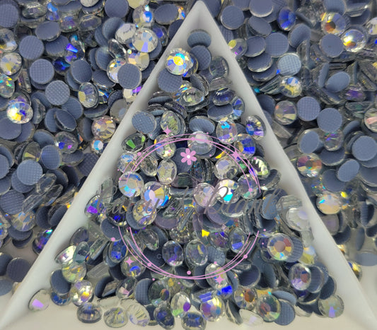 Moonlight Glass Hotfix Rhinestones | Shirt rhinestones | Bling 3MM-SS12 | 4MM-SS16 |5MM-SS20 | Apparel Stones