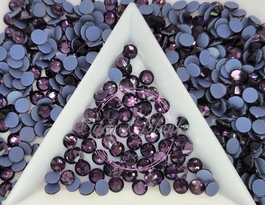 Tanzanite Glass Hotfix Rhinestones | Shirt rhinestones | Bling 3MM-SS12 | 4MM-SS16 |5MM-SS20 | Apparel Stones