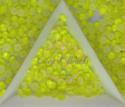 Citrine Neon Glass Hotfix Rhinestones | Shirt rhinestones | Bling 3MM-SS12 | 4MM-SS16 |5MM-SS20 | Apparel Stones