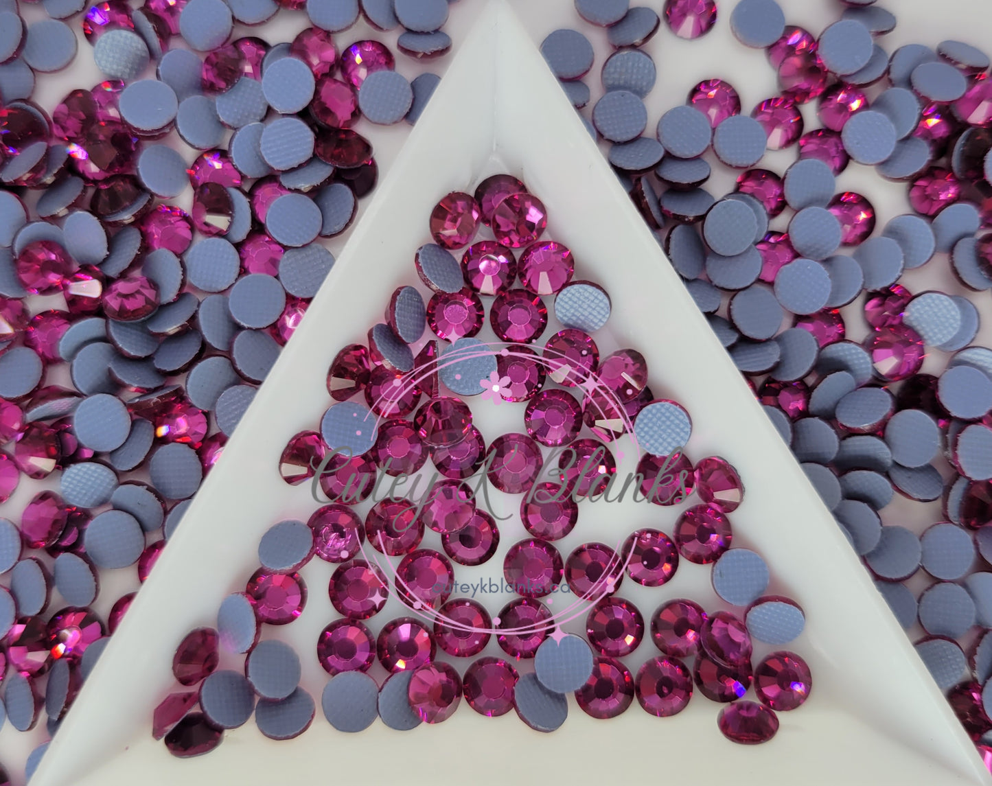 Hotfix Rhinestones for Apparel: Fuchsia