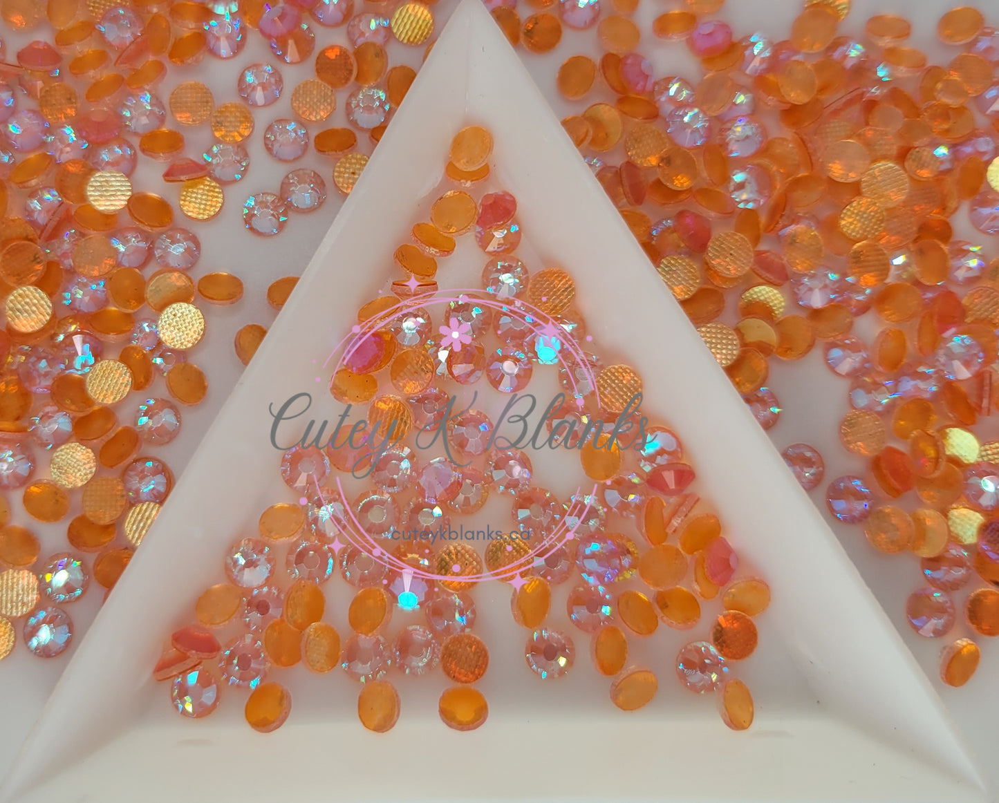 Hotfix Rhinestones for Apparel: Apricot Aurora