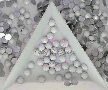 Solid White Glass Flatback Rhinestones | Craft rhinestones | Bling 3MM-SS12 | 4MM-SS16 |5MM-SS20 | DIY, Nail Art, Tumbler