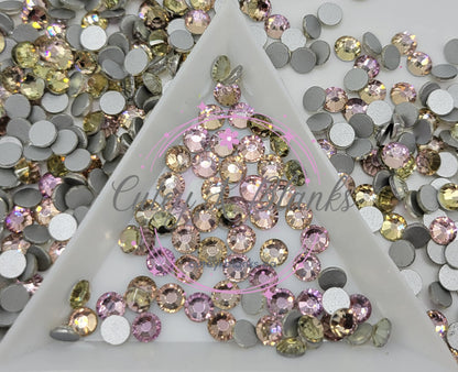 Silk Light Glass Flatback Rhinestones | Craft rhinestones | Bling 3MM-SS12 | 4MM-SS16 |5MM-SS20 | DIY, Nail Art, Tumbler | 1440 per bag