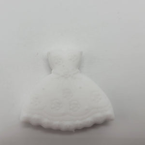 Silicone Focal Beads: Wedding Dress