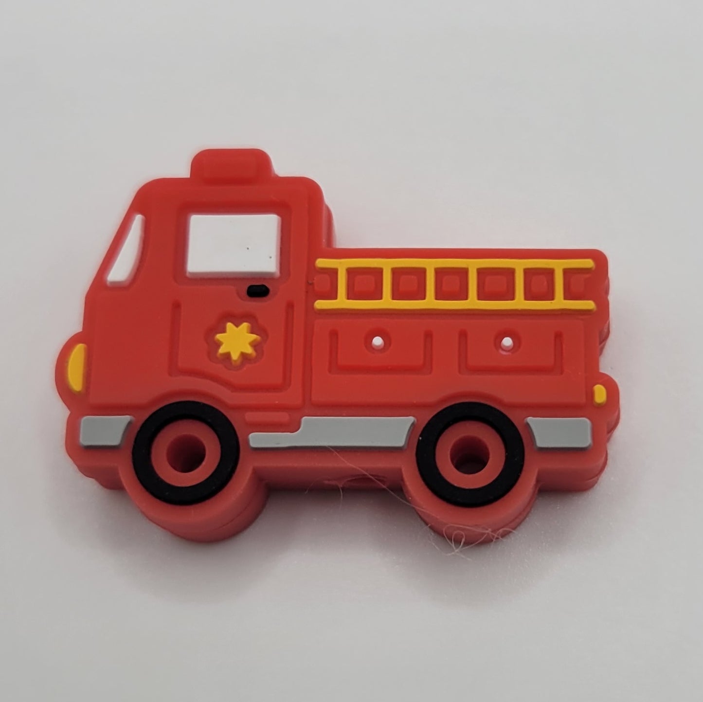 Silicone Focal Beads: Fire Truck