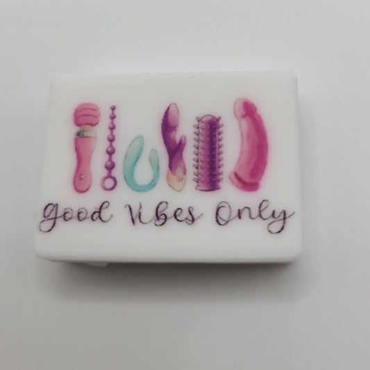 Silicone Focal Beads: Good Vibes Only 2
