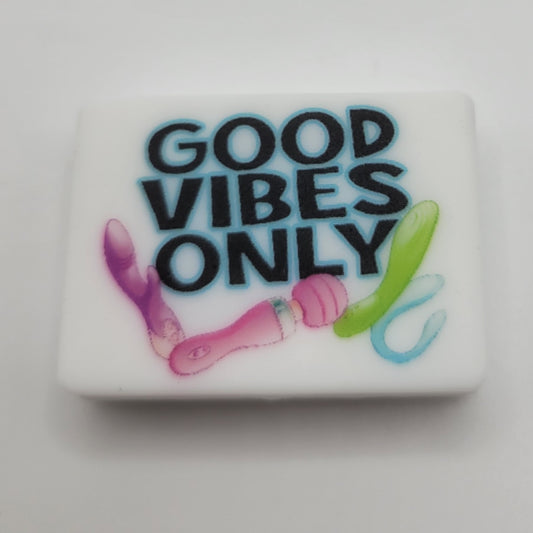 Silicone Focal Beads: Good Vibes Only 1