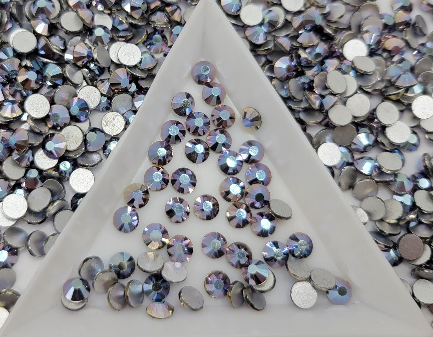 Cyan Metal Glass Flatback Rhinestones | Craft rhinestones | Bling 3MM-SS12 | 4MM-SS16 |5MM-SS20 | DIY, Nail Art, Tumbler