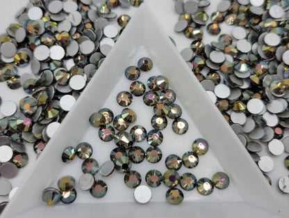 Shiny Brown Glass Flatback Rhinestones | Craft rhinestones | Bling 3MM-SS12 | 4MM-SS16 |5MM-SS20 | DIY, Nail Art, Tumbler | 1440 per bag