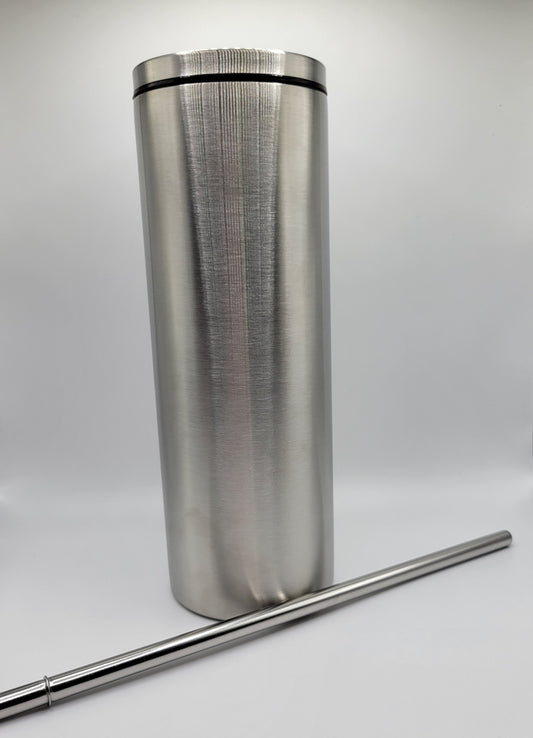 20oz Stainless Steel Tumbler with Stainless Lid
