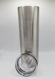 24oz Stainless Steel Tumbler with Plastic Lid