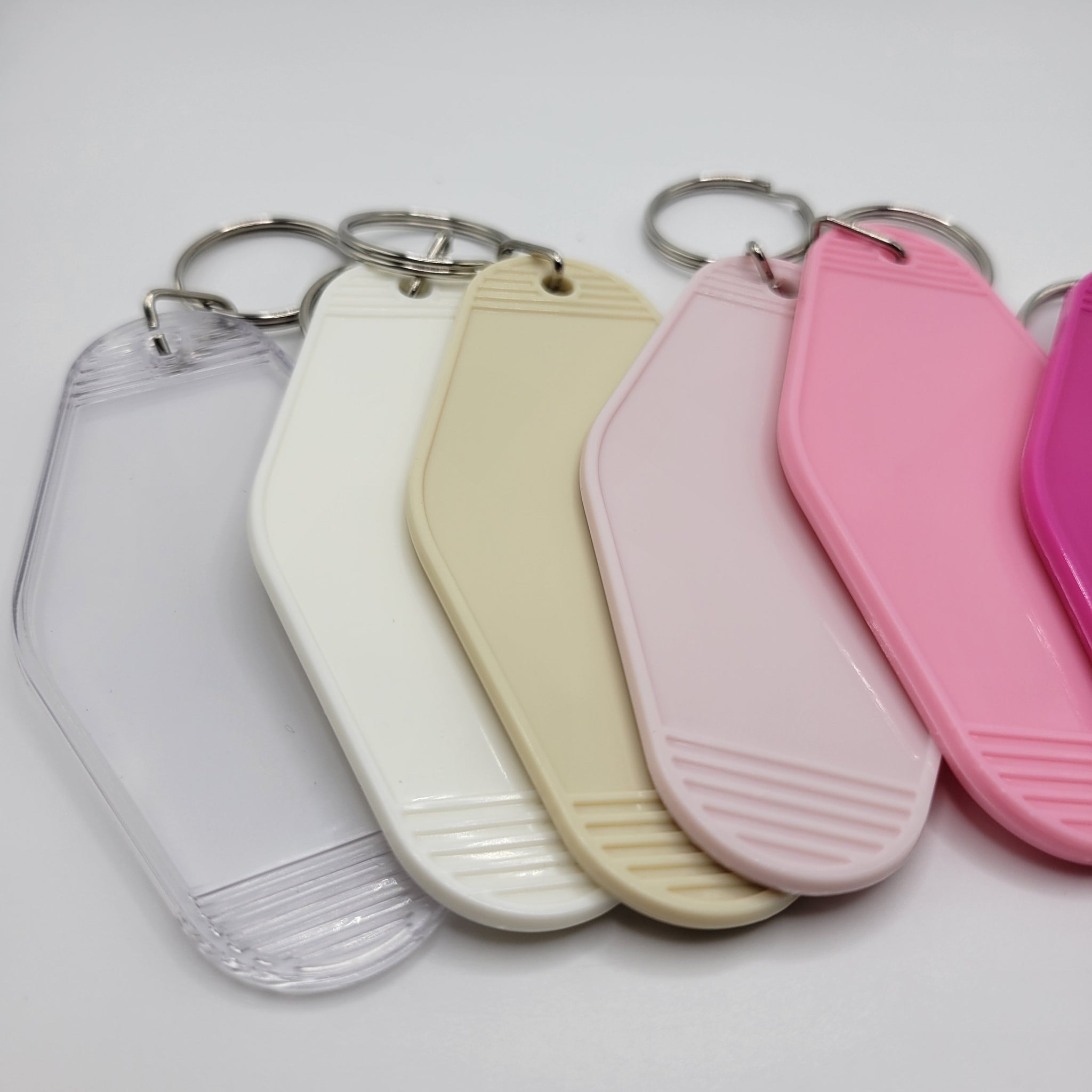 TECKWRAP Blank Motel Keychains Single / Pastel Pink