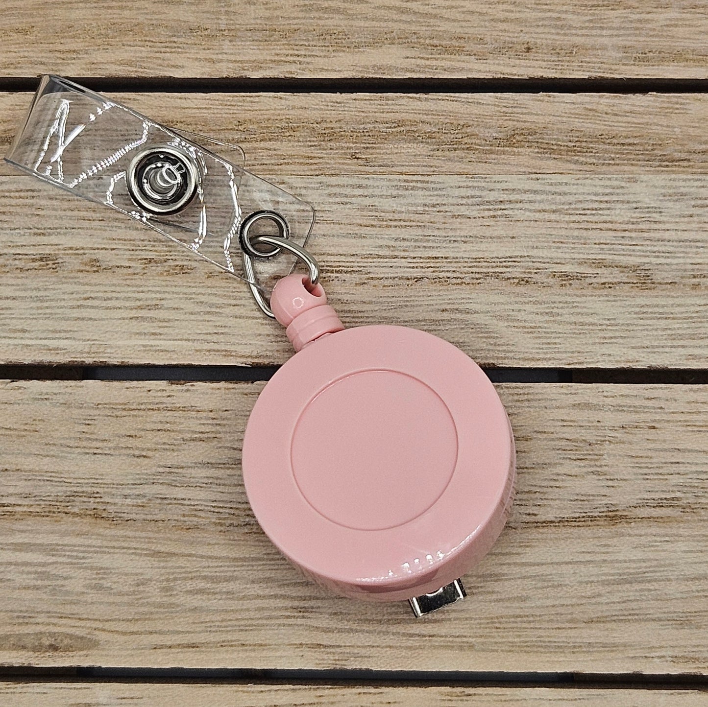 Retractable badge reel with swivel alligator clip | Blank Badge Reels for arts and crafts