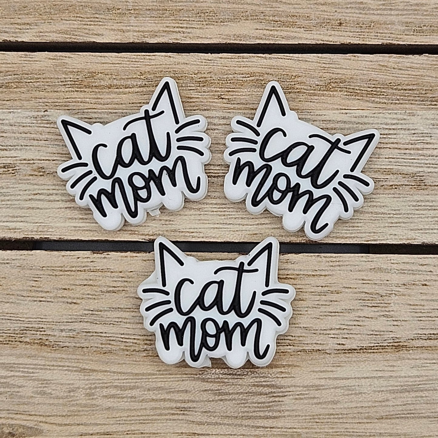 Silicone Focal Beads: Cat Mom