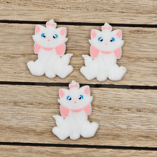 Silicone Focal Beads: Marie Cat