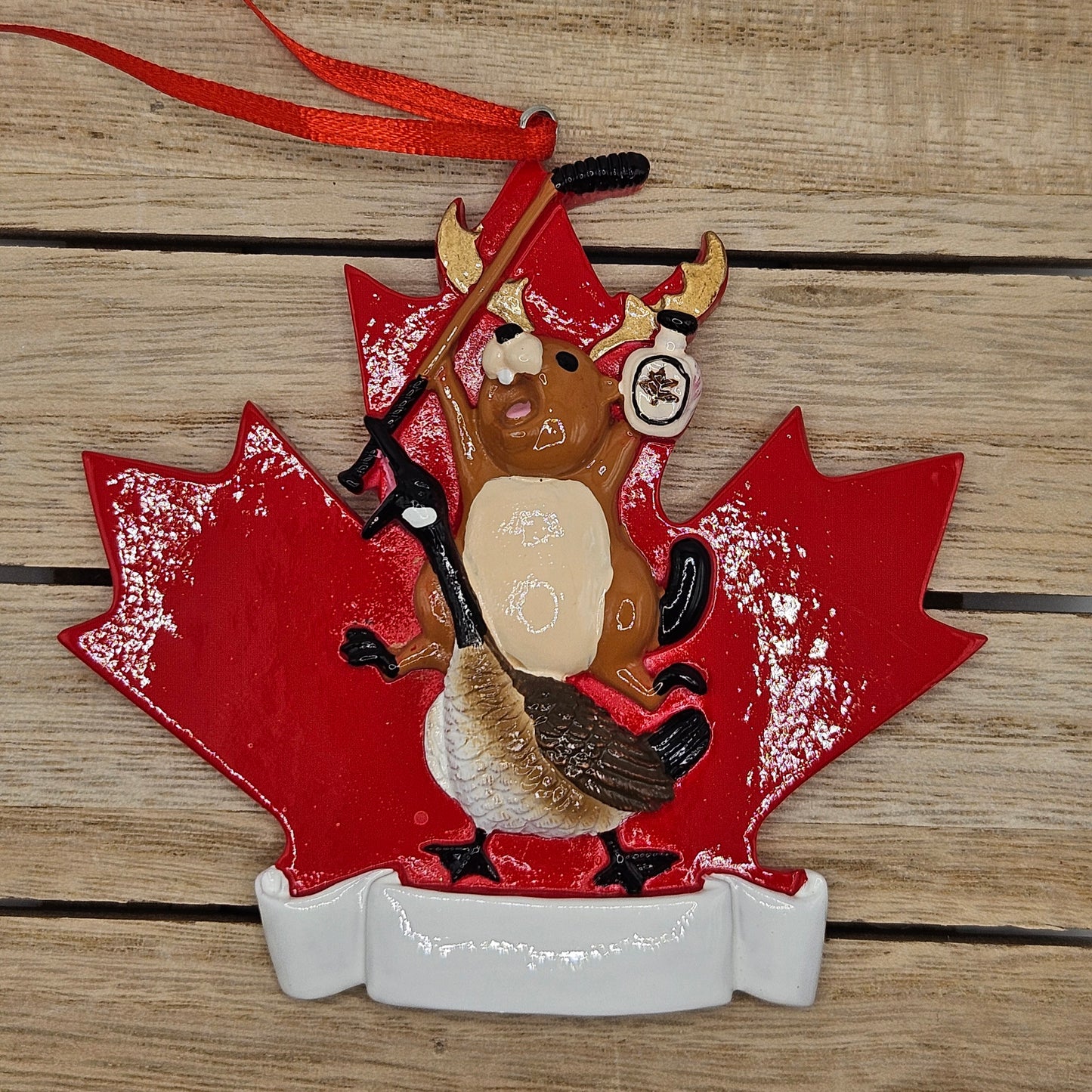 Resin Christmas Ornament: Canada