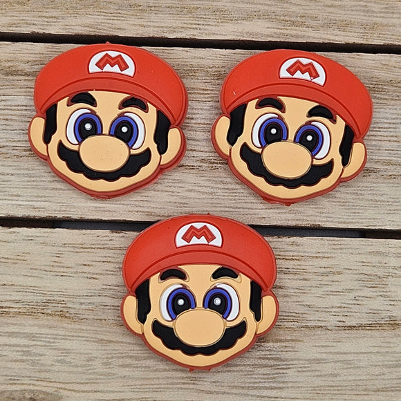 Silicone Focal Beads: Mario