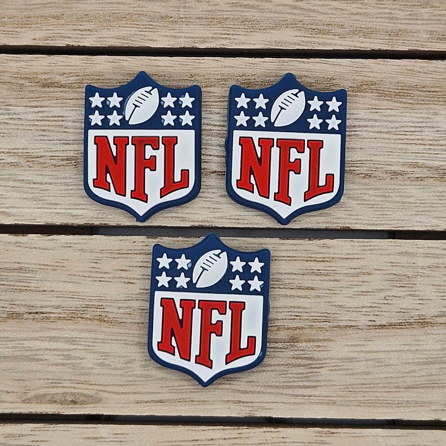 Silicone Focal Beads: NFL | Cartoon Beads | DIY Craft Beads | Beads for wristlets, pens, keychains