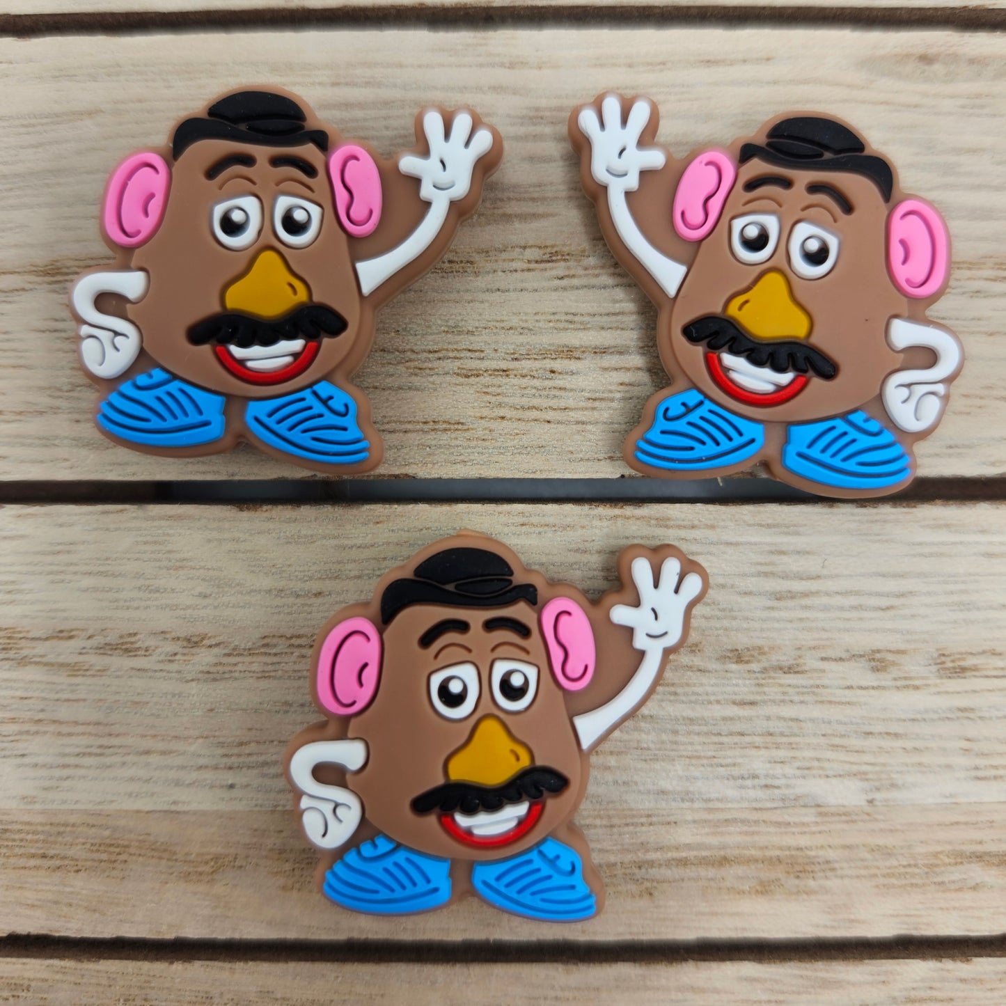 Silicone Focal Beads: TS Potato Man | Cartoon Beads | DIY Craft Beads | Beads for wristlets, pens, keychains