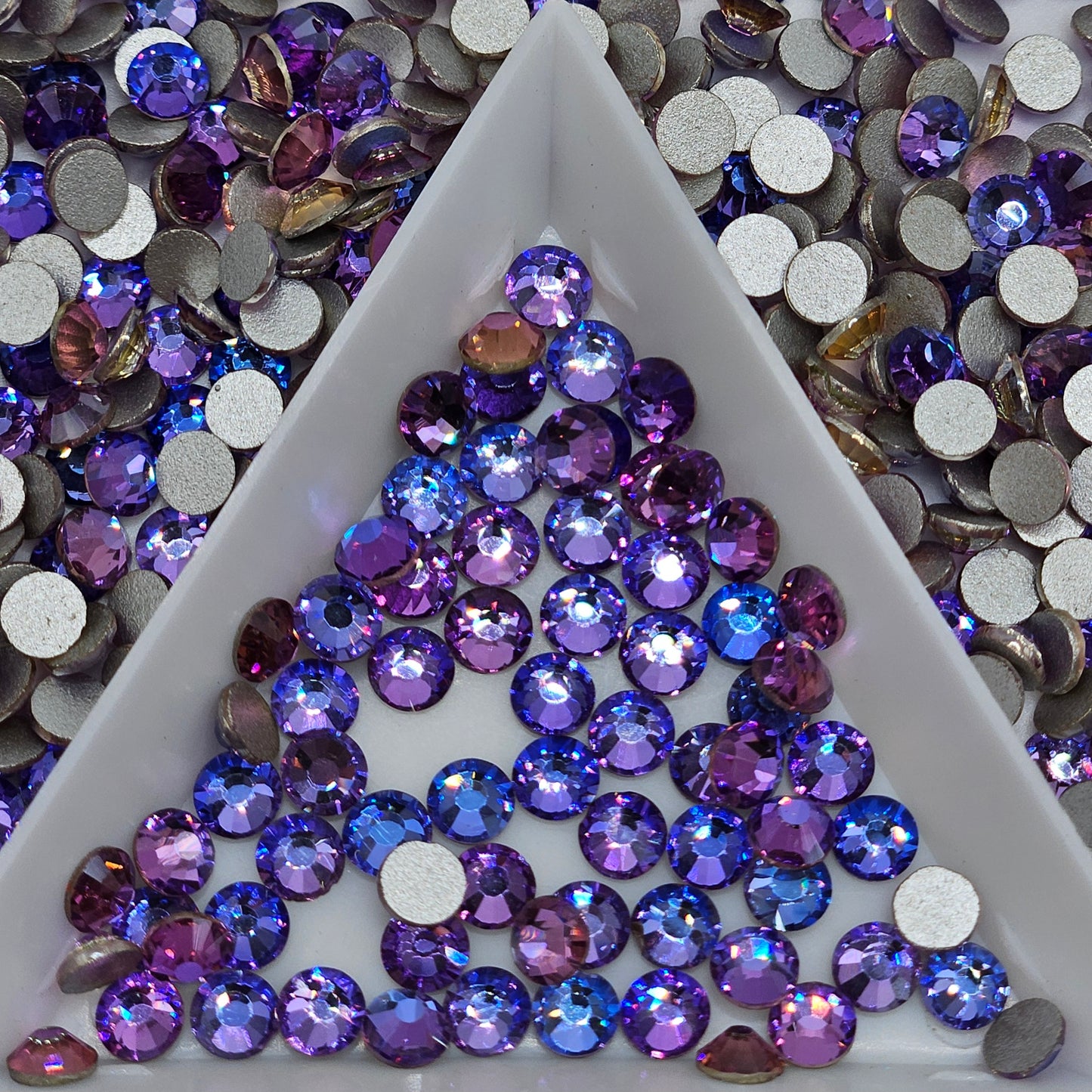 Dream Lavender Glass Flatback Rhinestones | Craft rhinestones | Bling 3MM-SS12 | 4MM-SS16 |5MM-SS20 | DIY, Nail Art, Tumbler