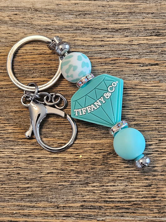 Completed Tiffany Beaded Keychain