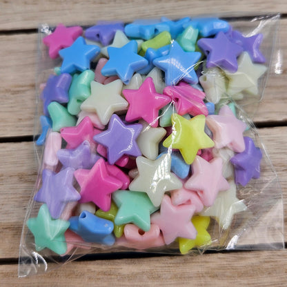 Star Acrylic Beads