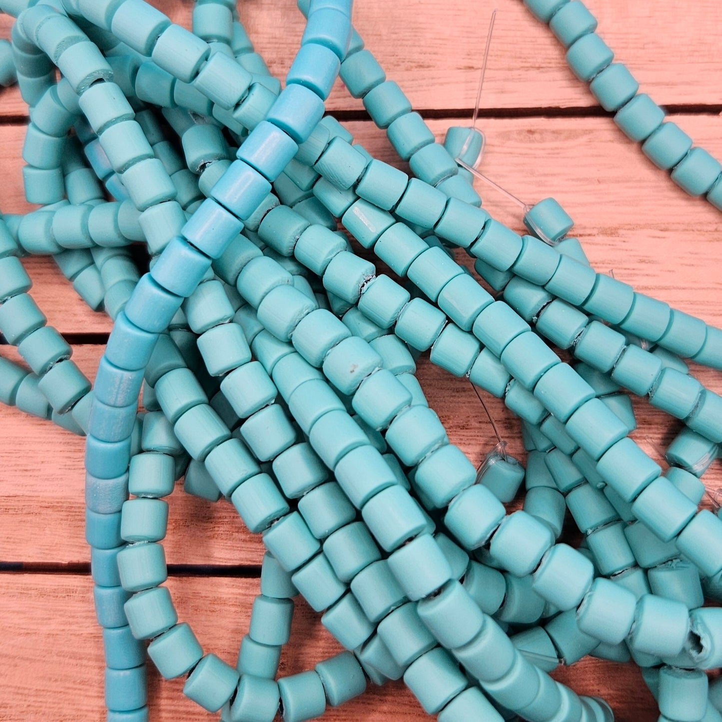 Polymer Clay Beads - Cylinder - Strands