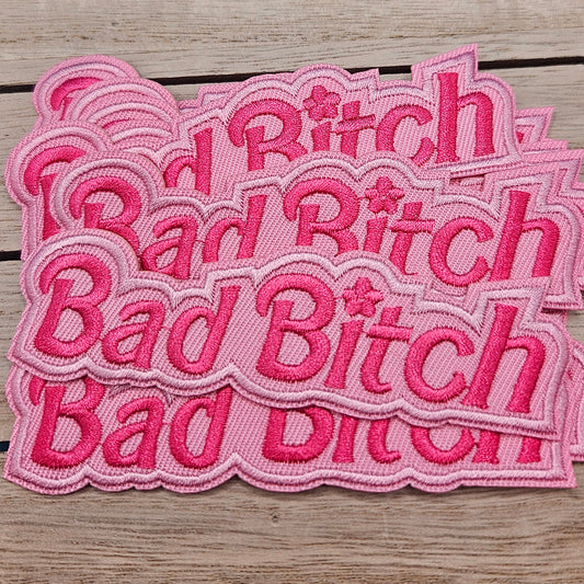 Iron On Hat Patches: Bad B