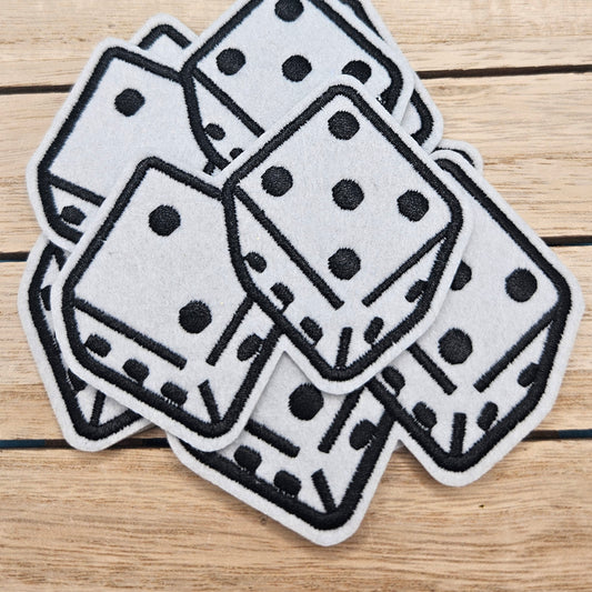 Iron On Hat Patches: Dice