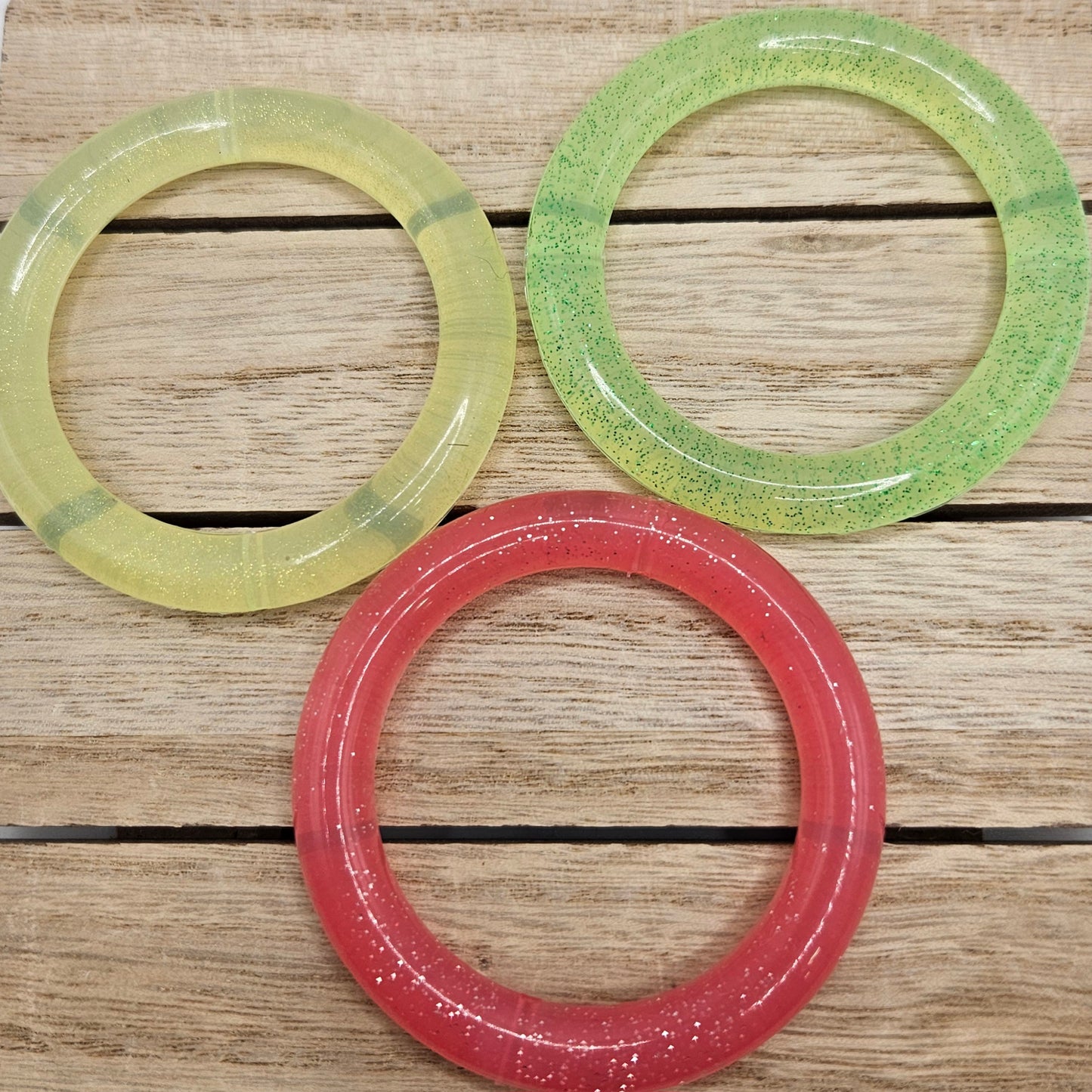 Glitter 65mm Silicone Ring | Teething Rings | Ring for Air freshener Beading | Silicone Accessories