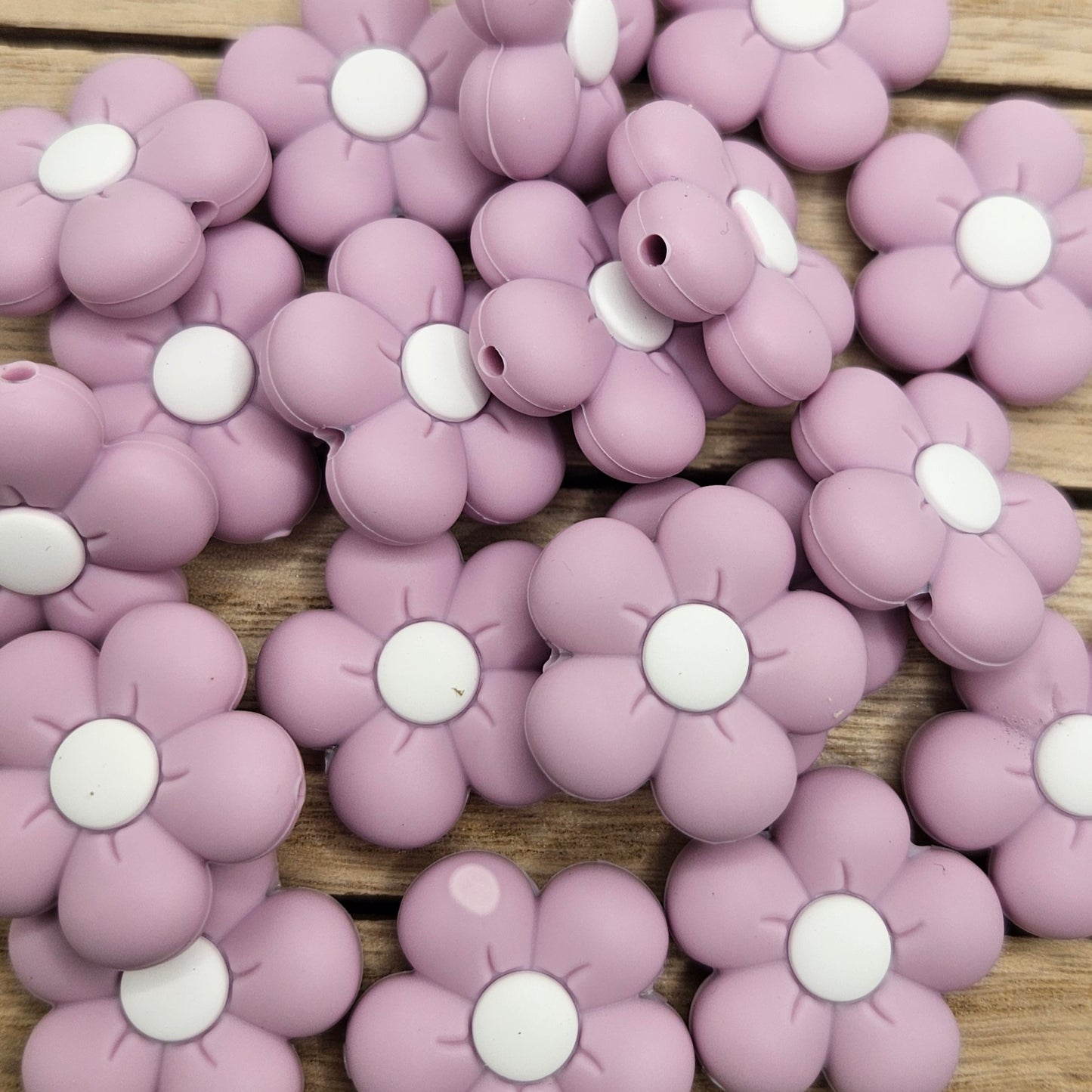 Silicone Focal Beads: Mauve Flower | Cartoon Beads | DIY Craft Beads | Beads for wristlets, pens, keychains (Copy) (Copy) (Copy)