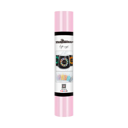 Teckwrap 001 Adhesive Craft Vinyl Gloss - Millennial Pink - Cutey K Blanks