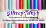 Teckwrap Glitter Adhesive Vinyl - Magenta - Cutey K Blanks