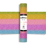 Teckwrap Ombre Glitter Heat Transfer Vinyl - Rainbow Pink - Cutey K Blanks