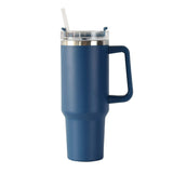40oz Tumbler with Handle (White for sublimation) - Cutey K Blanks