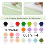 Teckwrap 001 Adhesive Craft Vinyl Matte - Vanilla - Cutey K Blanks