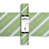 Teckwrap Ombre Glitter Heat Transfer Vinyl - Diagonal Matcha - Cutey K Blanks