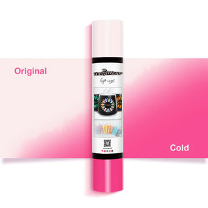 Teckwrap Cold Color Change Adhesive Vinyl - Pink - Cutey K Blanks