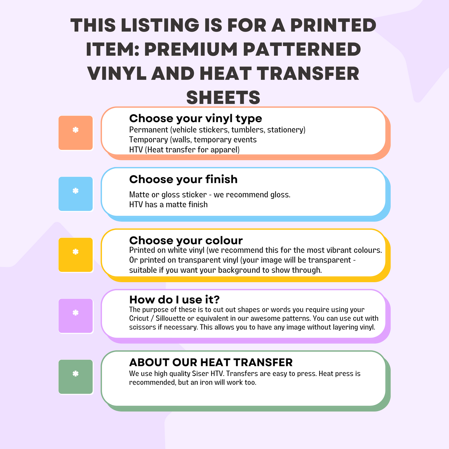 Patterned Printed Vinyl and Heat Transfer (HTV) Sheets - Tartan - PV100110 - Cutey K Blanks